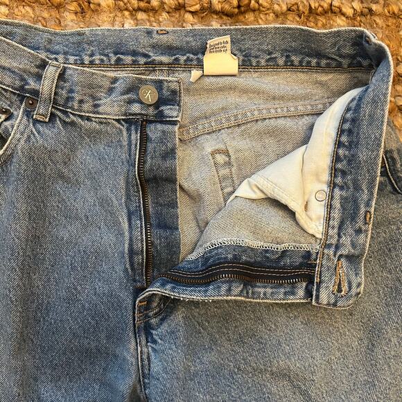 Vintage Calvin Klein Jeans 33x32 – Made in USA – Unisex Boyfriend Fit-EUC - Picture 5 of 9